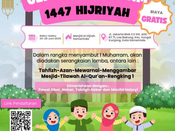 Masjid Al Hijrah Gelar Lomba Anak dalam Rangka Menyambut Tahun Baru Islam 1 Muharram 1447 H