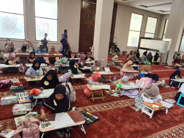 Semarak Gema Muharram 1447 H, Anak-Anak Antusias Ikuti Lomba di Masjid Al-Hijrah Loa Bakung